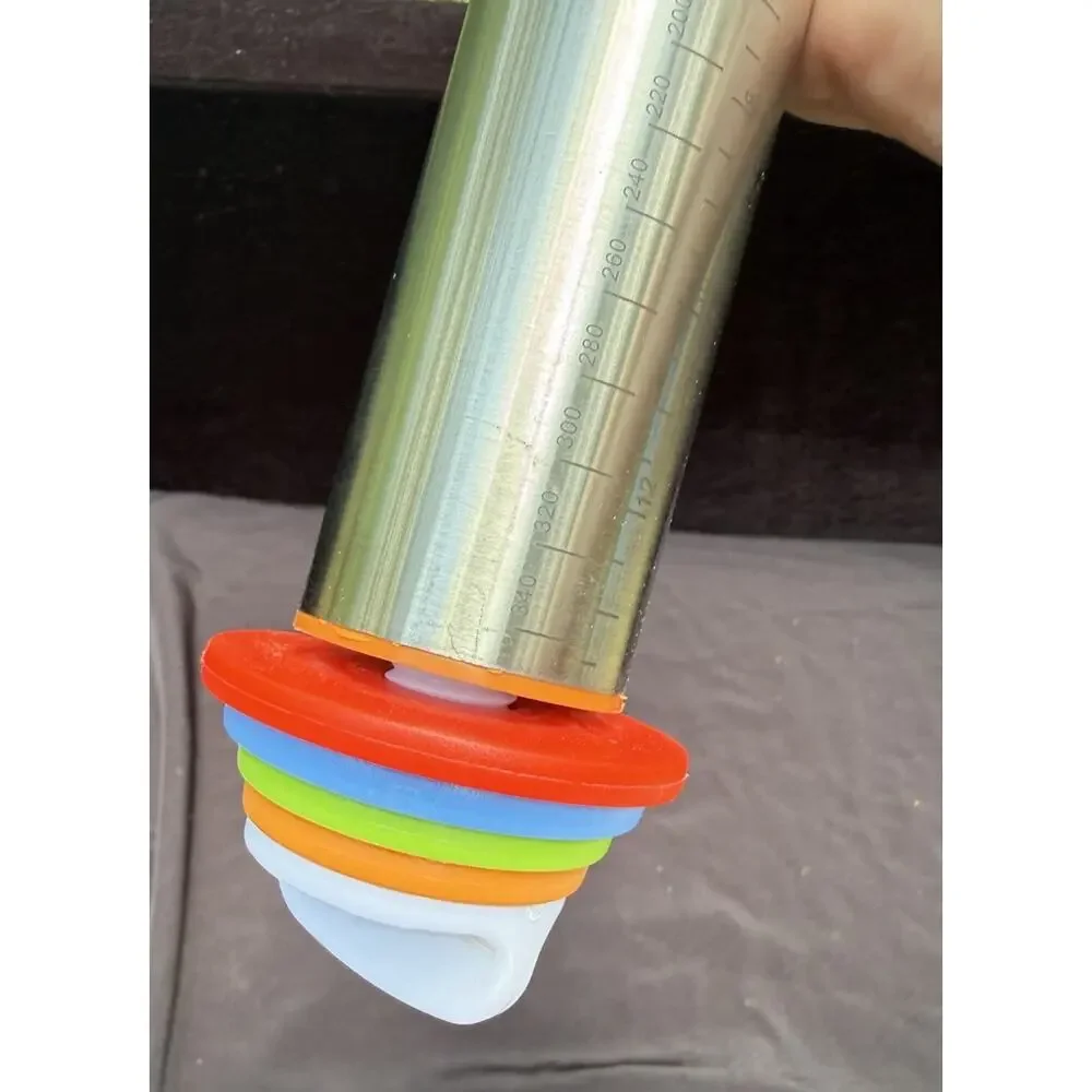 Quellance Rolling Pin 4 X Adjustable Thickness Stainless Steel Dishwasher Safe
